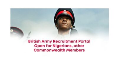 British Army recruitment for Nigerians and Commonwealth